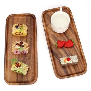 Plateau décoratif en bois pour la décoration de la salle à manger à la maison, avec une forme élégante et une finition artisanale de qualité supérieure - Product Image 1