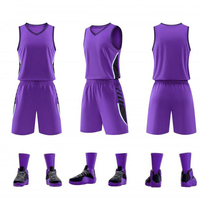 Camiseta de Baloncesto Personalizable con Nombre de Equipo, Diseño a Cuadros SPRINT SPORTS, Sin Mangas, 100% Poliéster, Malla Transpirable de Secado Rápido