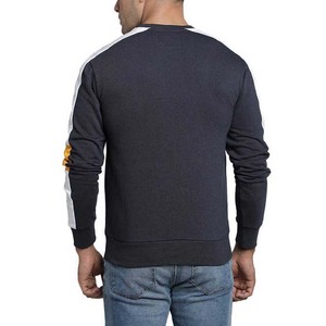 Suéter de Punto Casual de Otoño para Hombre, Cuello Redondo, Bloques de Color, Manga Raglán, Corte Regular, Algodón - Product Image 6