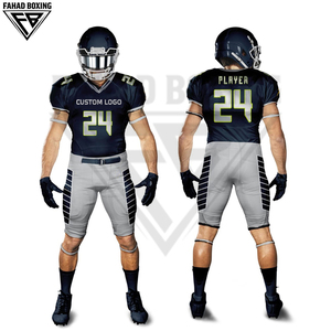 Pantalones de Jersey de Tela de Malla Transpirable para Entrenamiento, Partidos y Juego, Camisetas de Fútbol Americano de Poliéster de Talla Grande, Tops Cortos - Product Image 3