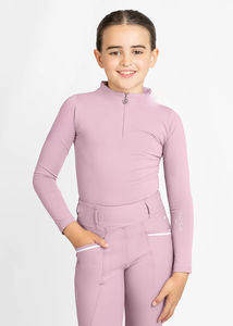 T-shirt de base pour l'équitation pour enfants, best-seller, tissu extensible doux, vêtements d'entraînement respirants et confortables, sous-vêtement d'équitation - Product Image 2