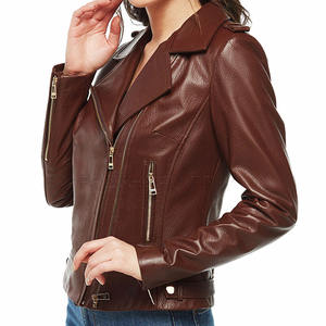 Chaqueta de Cuero para Mujer, Diseño Clásico 2026, Alta Calidad, en Venta - Product Image 3