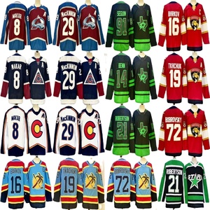 Camiseta de hockey transfronteriza NHLL Pantherst & Avalanche Stars, material de poliéster, temporada de invierno, estampado en relieve, artículos en stock - Product Image 1