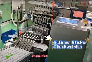 2-8 مسار كيس الشيكات أوزان مسحوق صلصة عصا حزمة حارة متعددة موازين الوزن التلقائي - Product Image 5