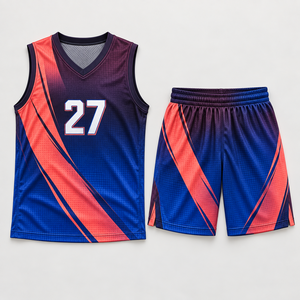Conjunto de Uniforme de Baloncesto Sublimado Personalizado con Pantalones Cortos para Equipos Escolares, de Clubes, Juveniles y Adultos - Product Image 5