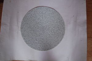Elegant Silver Glass <b>Beaded</b> Premium <b>Placemat</b> 5mm Thickness for Weddings and Occasions - Product Image 2