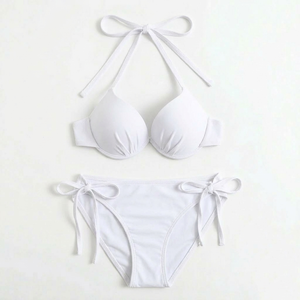 Ensemble de maillots de bain brésiliens en corde tressée aux couleurs tendance, bikinis et vêtements de plage, maillot de bain pour femmes, maillot de bain pour filles - Product Image 5