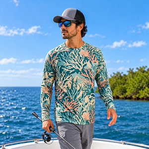 Chemise de pêche athlétique personnalisée 140 g/m² pour homme, protection UV, vêtements de sport pour la pêche, pour les marques de pêche - Product Image 4
