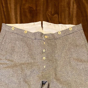 Pantalones de Reproducción del Período de la Guerra Civil Americana, Estilo Antiguo, Aspecto Auténtico - Product Image 3