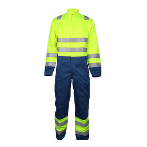 Custom Reflective Cotton Safety Uniform Work Coverall for Men's Mechanic Workers-High Quality Oeko-<b>Tex</b> Certified Anti-Allergy - Product Image 3