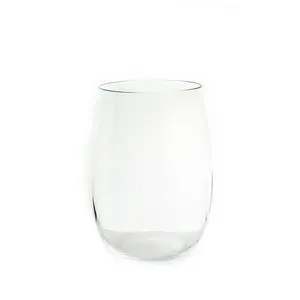 13 온스 390ml 아크릴 폴리 카보네이트 Tritan Stemless 와인 유리