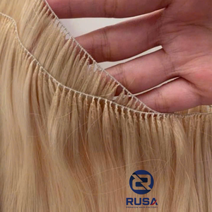 RUSA Hair Hanoi Cabello Humano Vietnamita Teñido de Una Sola Tira, 100g, Fusion Super Double Drawn, Colores Diversos - Product Image 1