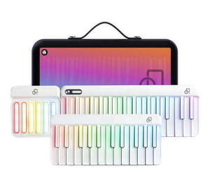 Smart Full <b>Keyboard</b> with Colored Light-Up Keys, Speaker, Smart Interactive Sing-Along with Chords - Product Image 3
