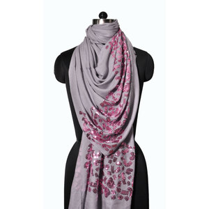 Luxury Fine <b>Wool</b> Sequence Stoles for Women 70x200cms Shawl Soft Lightweight Fashion Scarf 85% Fine <b>Wool</b> 15% Silk - Product Image 6