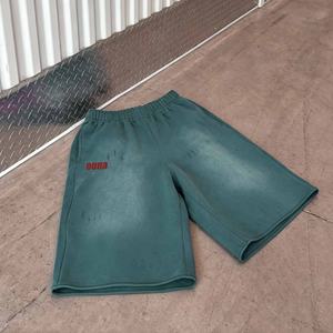 360GSM 100% Cotton <b>French</b> Terry <b>Vintage</b> Shorts Heavyweight Breathable Pre-shrunk Retro Athletic Fit OEM Manufacturer Bulk - Product Image 2