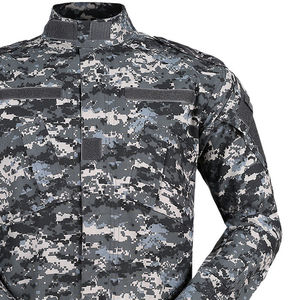 Uniforme formel camouflage imprimé numériquement pour homme, en polyester/coton ripstop durable et respirant, idéal pour l'entraînement en extérieur - Product Image 4