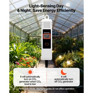 Controllore di Monitoraggio CO2 a Doppia Uscita con Funzione Rilevamento Giorno/Notte, Controllore Dedicato per Misuratore CO2 PLC/PAC - Product Image 4