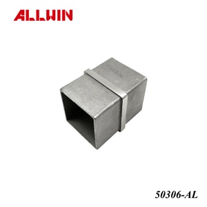 Raccord de tube affleurant à 90 degrés pour hôpital Connecteur de tube en aluminium carré - Product Image 3