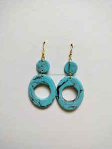 Pendientes de aro de resina de alto pulido modernos para mujer, joyería de calidad para fiestas y compromisos, buena venta - Product Image 6