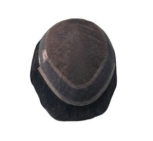 Prothèse capillaire pour homme en cheveux humains Remy, modèle australien, avec système de prothèse capillaire - Product Image 1