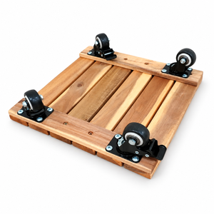 Soporte de Madera Ecológico para Plantas de Calidad de Exportación con Ruedas con Bloqueo, Diseño Cuadrado para Hoteles, Resorts y Jardines, Mejor Precio, Alta Calidad - Product Image 1