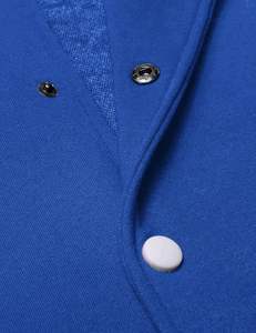 Chaqueta de béisbol de cuero para hombre con letras bordadas en chenilla, estilo streetwear, OEM, de alta calidad y peso pesado. - Product Image 4