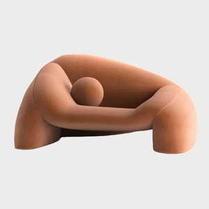 ความสะดวกสบายในช่วงกลางศตวรรษที่ทันสมัยเลานจ์เก้าอี้นวมสำหรับห้องนั่งเล่นและเลานจ์ - Product Image 4