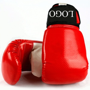 Guantes de cuero PU de diseño personalizado para entrenamiento profesional de artes marciales y boxeo - Product Image 5