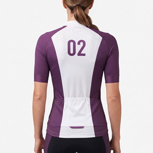 Maillot de cyclisme pour femmes, coupe ajustée, fermeture éclair avant, maillot de course cycliste pour femmes, maillot de cyclisme sur route OEM, maillot de cyclisme à fermeture éclair pour filles - Product Image 2