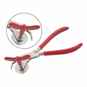 Coupe-anneaux 170 mm en acier inoxydable avec poignée en PVC pour la fabrication de bijoux, artisanat DIY, pince à couper les anneaux, personnalisable OEM ZETOMED PRO - Product Image 1