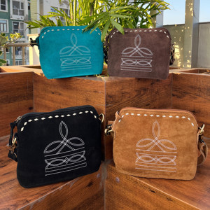 Vente chaude Designer Marques Célèbres Botte Point En Cuir Suédé Véritable Bandoulière Sacs À Bandoulière Nouveau Western De Luxe Sac À Main pour Femmes - Product Image 4