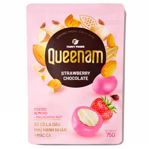 Mejor Precio al por Mayor, Proveedor de Exportación, Snacks de Chocolate Dragee HALAL OEM/ODM 75G, Frutos Secos Recubiertos de Chocolate de Fresa, Almendras y Nueces de Macadamia - Product Image 1