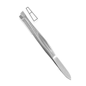 Pinces à épiler et ciseaux à sourcils incurvés en acier inoxydable personnalisés, pointe fine, écologiques, professionnels - Product Image 4