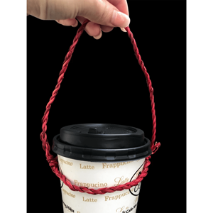 Support à tasses en jonc de mer tressé, matériau en jonc de mer pour couvercle de tasse, isolation thermique et décoration de table écologique, origine Vietnam. - Product Image 1