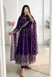 Trendy Stylish Long Length Anarkali Suit for Women Includes Dupatta Wedding Dresses Anarkali Gown - Product Image 2