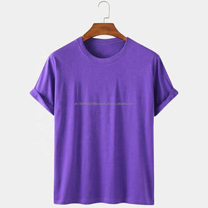 Camiseta Lisa 100% Algodón para Hombre y Mujer, Unisex, Casual, Transpirable, de Secado Rápido, Cuello Redondo, Manga Corta, Personalizable con Logotipo - Product Image 1