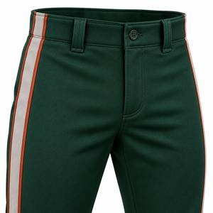 Conjunto de Uniforme de Béisbol Premium Transpirable y Ecológico para Hombre con Jersey con Panel Diagonal y Pantalones a Rayas a Juego - Product Image 3