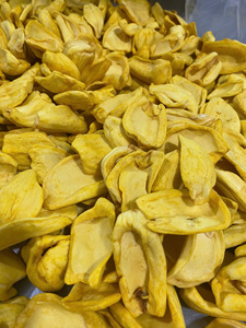 Rodajas de Jaca Seca Dulces, Fritas al Vacío, Crujientes, Snack, Empaque a Granel, Suministro de Fábrica OEM de Vietnam - Product Image 1