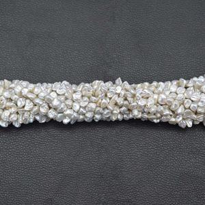 ไข่มุกน้ำจืดสีขาวธรรมชาติ ขนาด 8 มม. 10 มม. รูปทรงไม่สม่ำเสมอ คุณภาพดี สำหรับทำเครื่องประดับ จากผู้ผลิต - Product Image 3