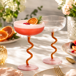 Verres à cocktail colorés en borosilicate faits à la main de 130 ml, sans plomb, coupe Martini, verrerie de bar réutilisable en gros - Product Image 5