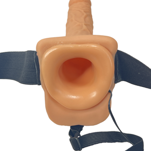 9 inch Vibrating Hollow <b>strap</b>-<b>on</b> Wearable dildo <b>Sex</b> extended wear toy Penis <b>sex</b> toy For Men For Women - Product Image 4