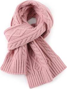 Bufanda de Punto Acrílica Suave al Tacto Unisex - Cálido Muffler de Invierno - Envoltura de Cuello Cómoda de Punto Acanalado con Logotipo Personalizado - Product Image 2