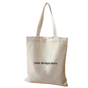 Sac fourre-tout en toile de coton vierge écologique, tissu de qualité supérieure, sac de courses, fabricant OEM - Product Image 1