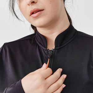 Breathable Slim Fit Workout Gym Fitness Set Spring Yoga Crop Tops Ladies <b>Running</b> Zip-Up Knitted Stand Front Sport Women <b>Jackets</b> - Product Image 4