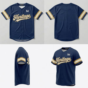 Camiseta de béisbol personalizada para equipos, ropa deportiva transpirable, calidad profesional, sublimación, EE. UU., Europa, MALUZA INDUSTRIES - Product Image 6
