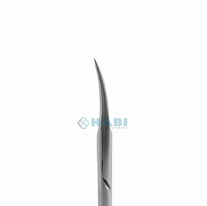Cuticle Manicure Stainless Steel <b>Nail</b> Cutting <b>Scissors</b> Semi Curved Needle Point Curve Sharp Cuticle Shears Polish - Product Image 4