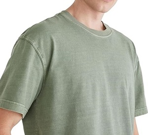 Camisetas de Algodón para Hombre, Transpirables, Ecológicas, Antiarrugas, Corte Holgado, Personalizables con Logotipo, Estilo Urbano - Product Image 3