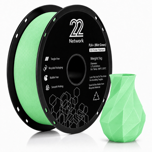 Filamento PLA+ Verde Menta 22Network al por Mayor, Bobina de 1.75mm 1KG, Filamento para Impresora 3D Industrial de Alta Velocidad 300mm/s, OEM ODM - Product Image 1