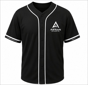 Maillot de baseball pour hommes, respirant, à séchage rapide, col en V, boutons sur le devant, manches courtes, uniforme d'équipe, vêtements de sport - Product Image 2
