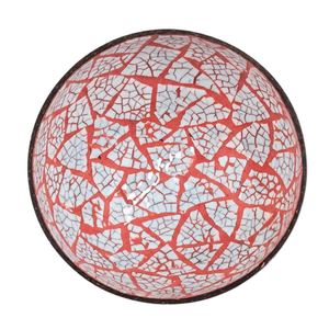 Bol en coquille de noix de coco avec motifs gravés raffinés, fabrication éco-responsable, finition polie pour cuisines - Product Image 1